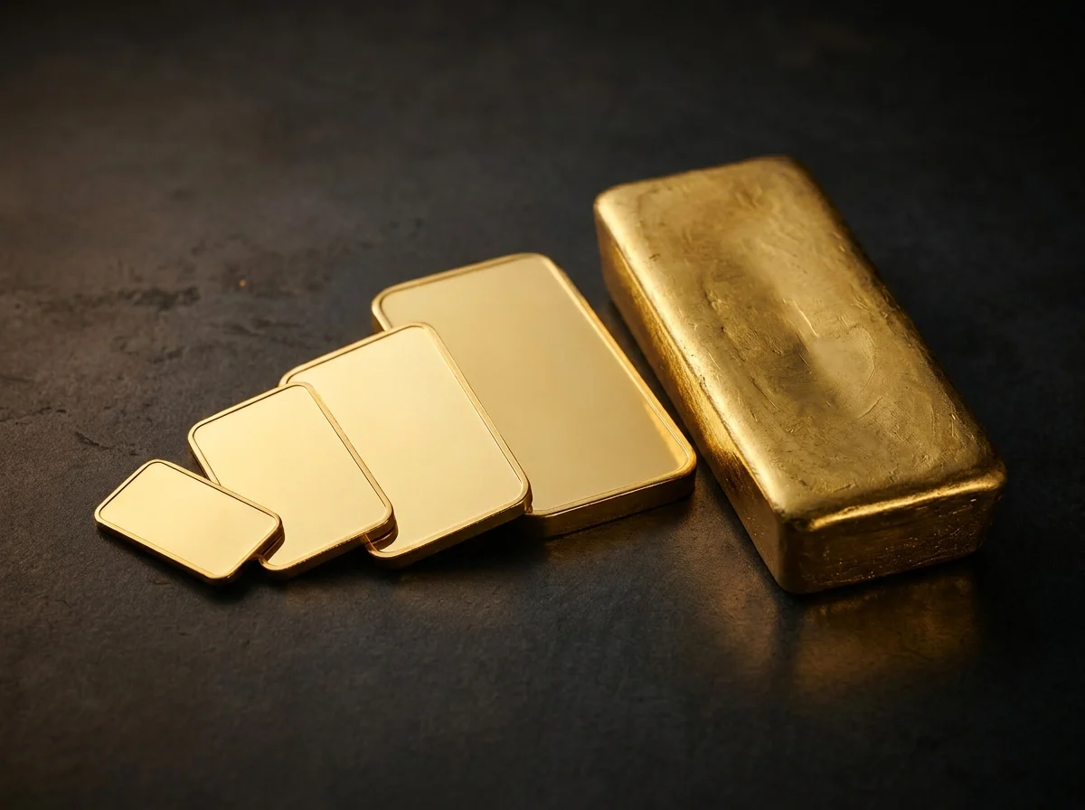 Goldbarren verschiedener Stückelungen als Anlagegold bei RT Goldrausch Reutlingen